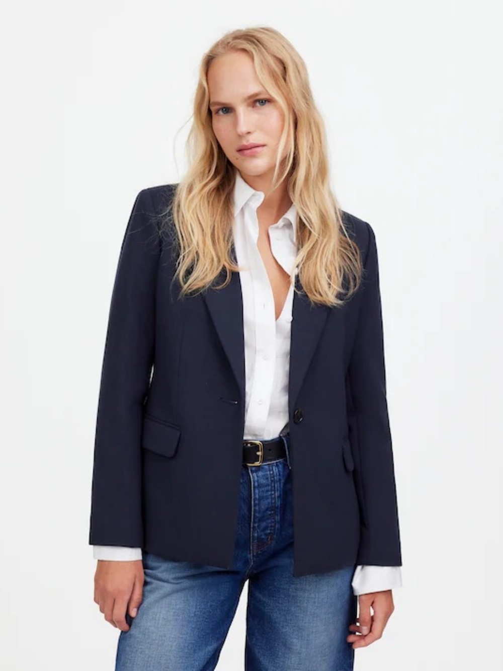 Madewell Alston Navy Blazer